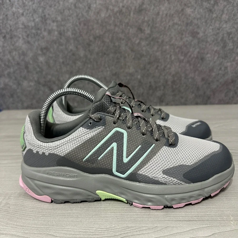 NEW New Balance Fresh Foam 510v6 Trail Running Shoes Womens 8‎ Grey Lilac Cloud